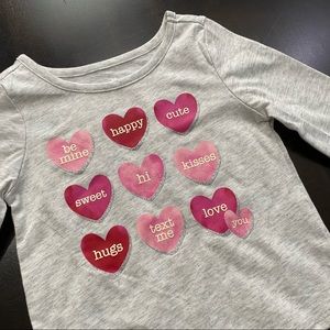 Celebrate! Valentine’s Day Girl Long Sleeve Shirt Size 12M